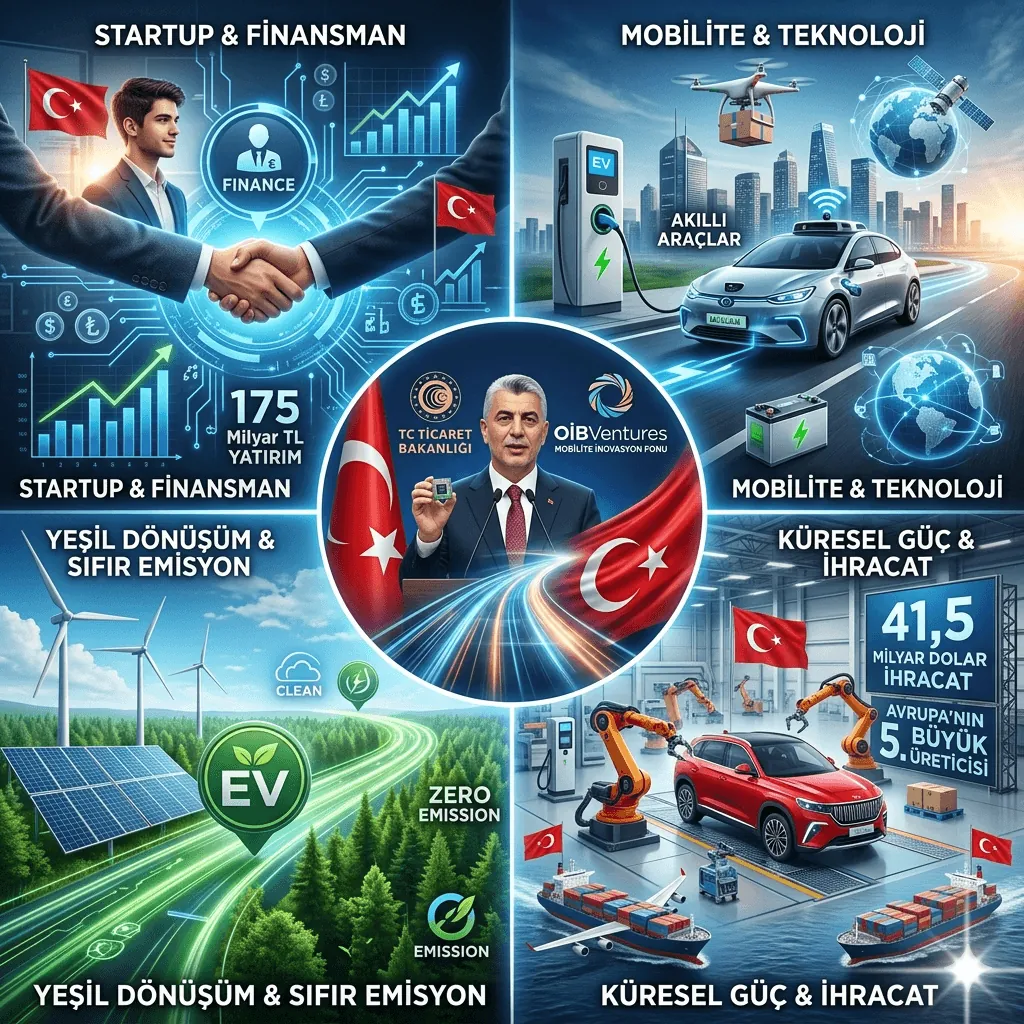 Türkiye Otomotivinde Yeni Dönem: OİBVentures Mobilite İnovasyon Fonu Tanıtıldı