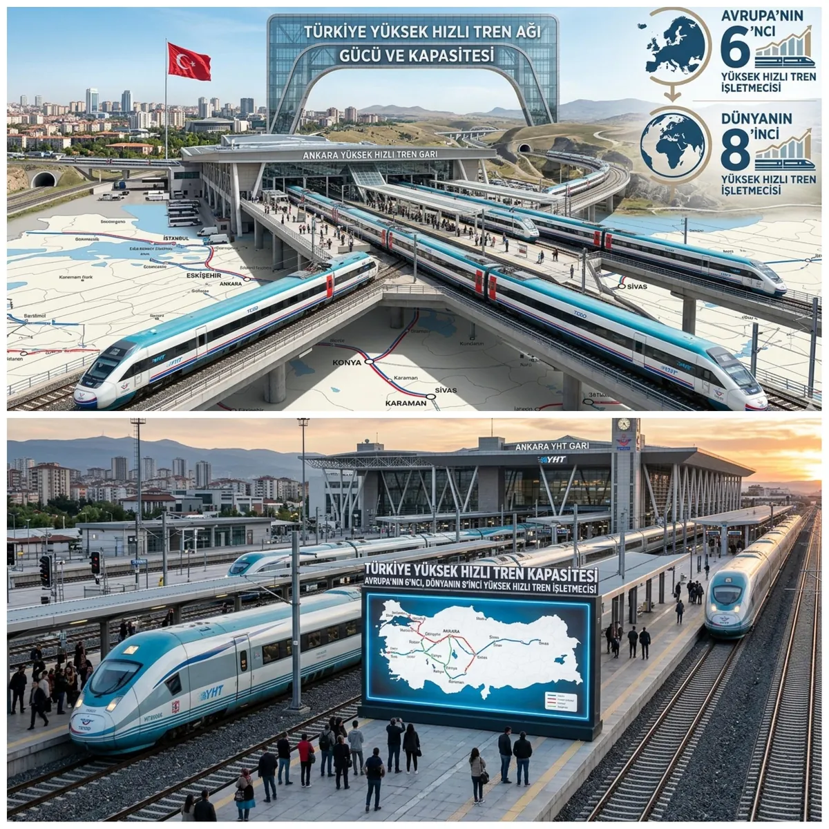 Türkiye Yüksek Hızlı Trende Zirveye Yürüyor: Avrupa’da 6’ncı, Dünyada 8’inci