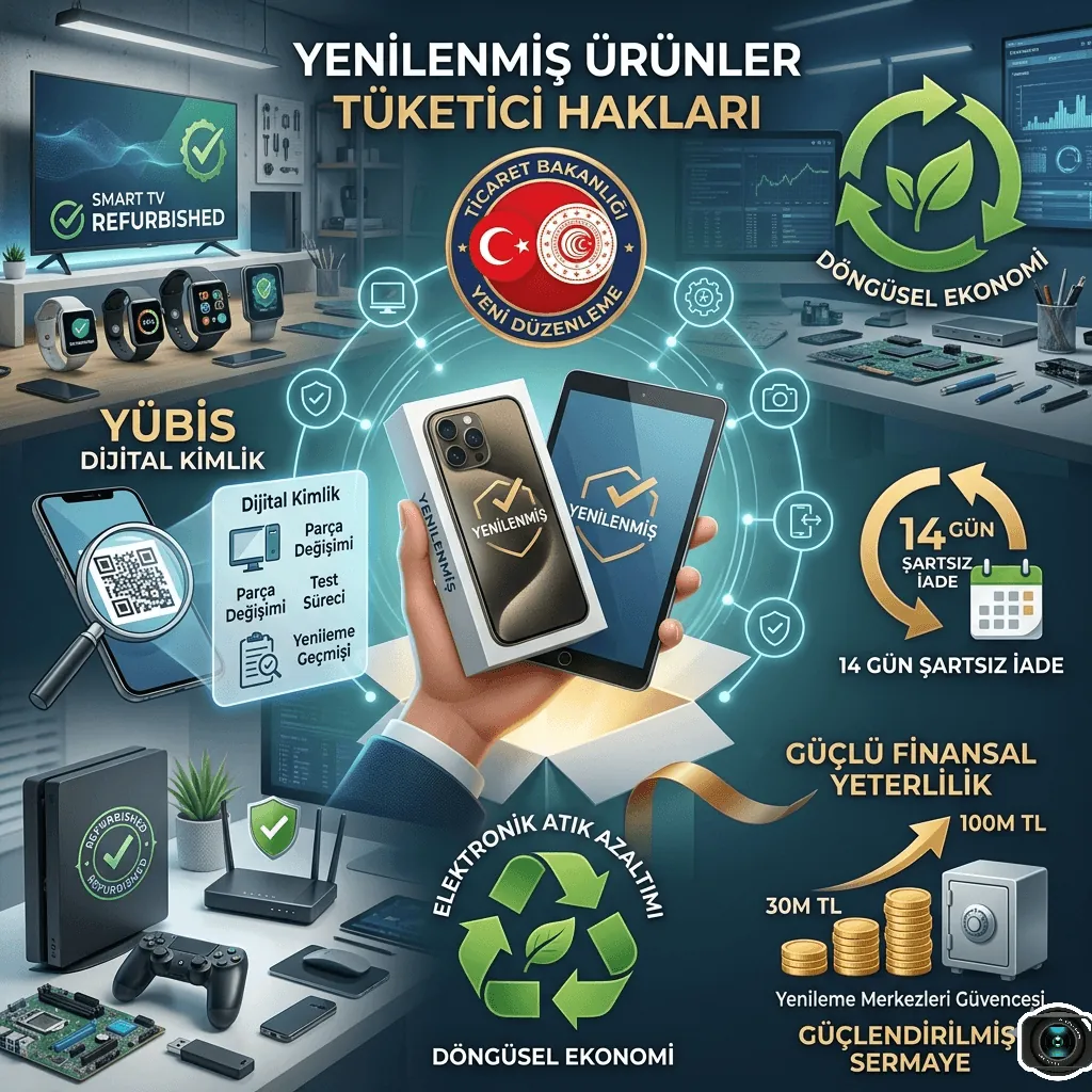 Türkiye’de Yenilenmiş Ürünlerde Yeni Dönem: 14 Gün İade, YÜBİS Sistemi ve Güçlü Tüketici Koruması Başlıyor