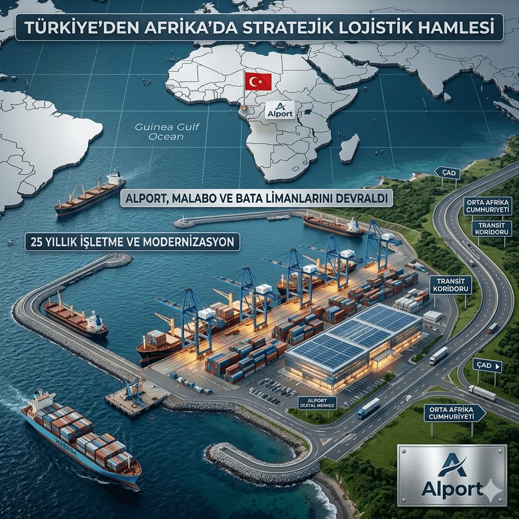 Türkiye’den Afrika’da Stratejik Lojistik Hamlesi: Alport Malabo ve Bata Limanlarını Devraldı. Küresel Ticarette Güç Dengeleri Değişiyor
