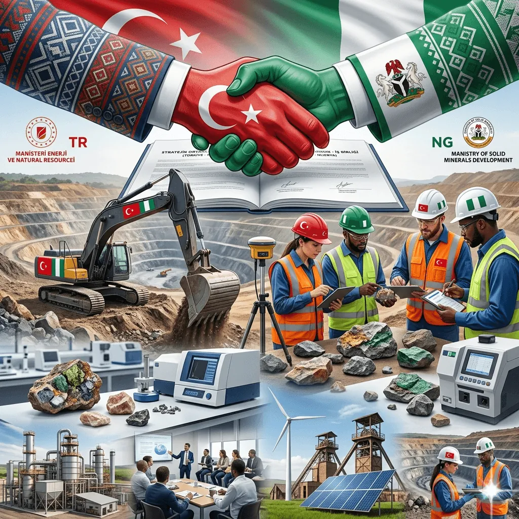 Türkiye–Nijerya Madencilik İş Birliğinde Yeni Dönem: Stratejik Mutabakat Zaptı İmzalandı
