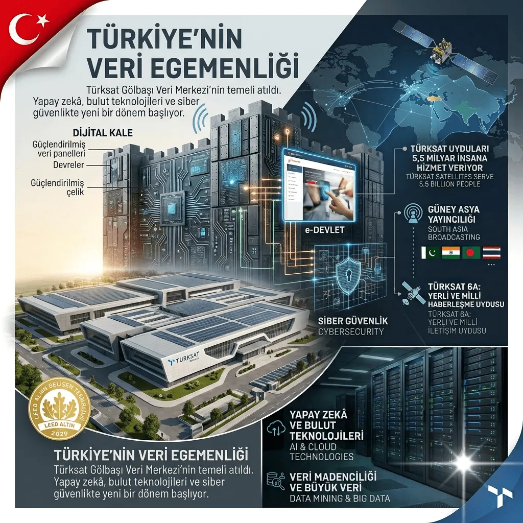 Türkiye'nin En Büyük Dijital Veri Üssü 2028'de Hizmete Girecek