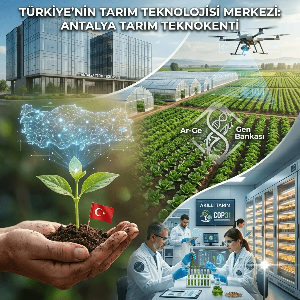 Türkiye'nin En Büyük Tarım Teknokenti Antalya'da Kuruluyor! 1.100 Dönümlük Dev Merkez Tarımın Geleceğini Şekillendirecek