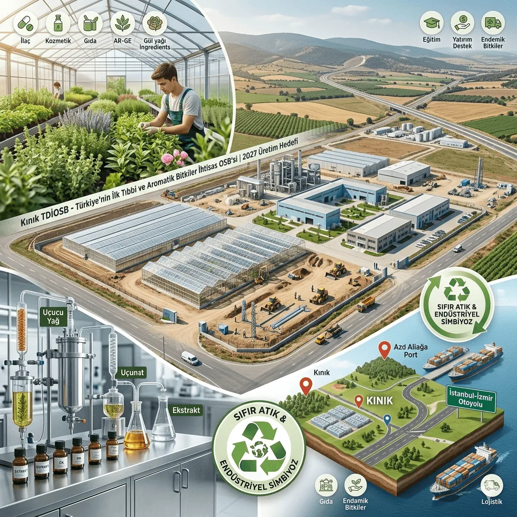 Türkiye’nin İlk Tıbbi ve Aromatik Bitkiler İhtisas OSB’si 2027’de Üretime Başlıyor