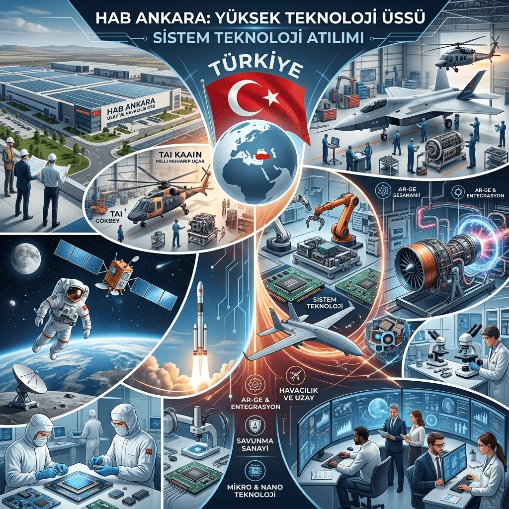 Türkiye’nin Savunma ve Havacılık Üssü HAB OSB: 310 Firma ile KAAN, HÜRJET ve Altay’a Kritik Parça Üretimi