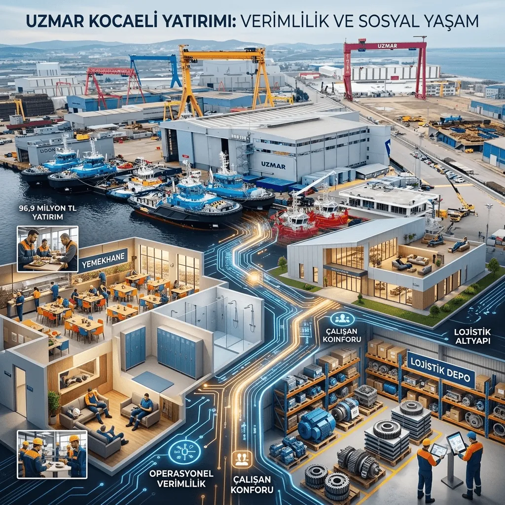 UZMAR Gemi İnşa'dan Dev Hamle: Kocaeli'deki Stratejik Tersane Yatırımıyla Küresel Gücünü Pekiştiriyor