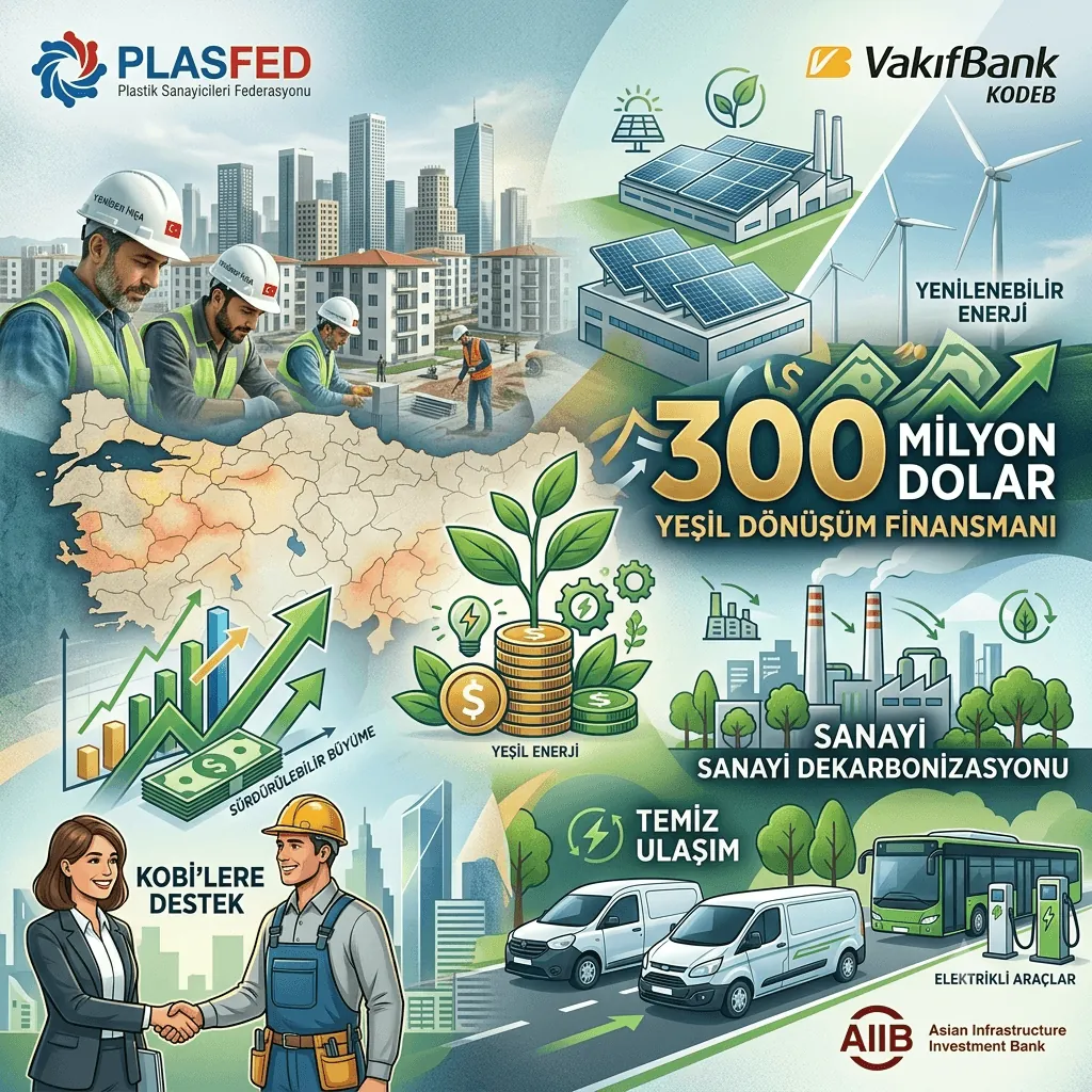 VakıfBank'tan 300 Milyon Dolarlık Yeşil Dönüşüm Hamlesi! KOBİ'lere ve Deprem Bölgesine Dev Finansman Desteği