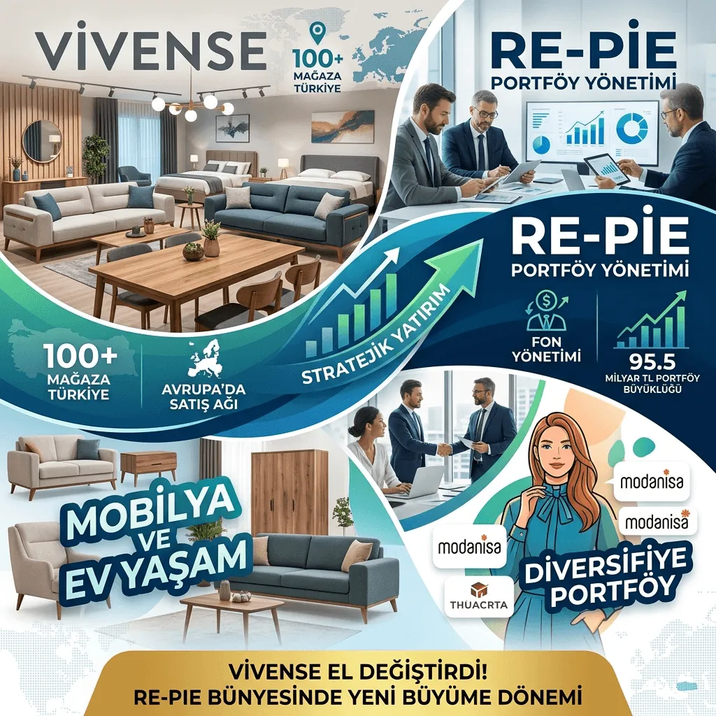 Vivense El Değiştirdi! Re-Pie'den Türkiye'nin Dev Mobilya Markasına Stratejik Satın Alma Hamlesi