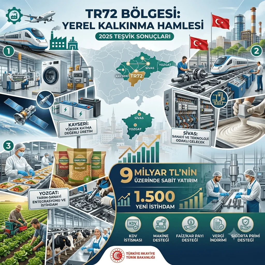 Yerel Kalkınma Hamlesi ile TR72 Bölgesi’ne 9 Milyar TL’lik Dev Yatırım ve 1.500 Kişilik İstihdam