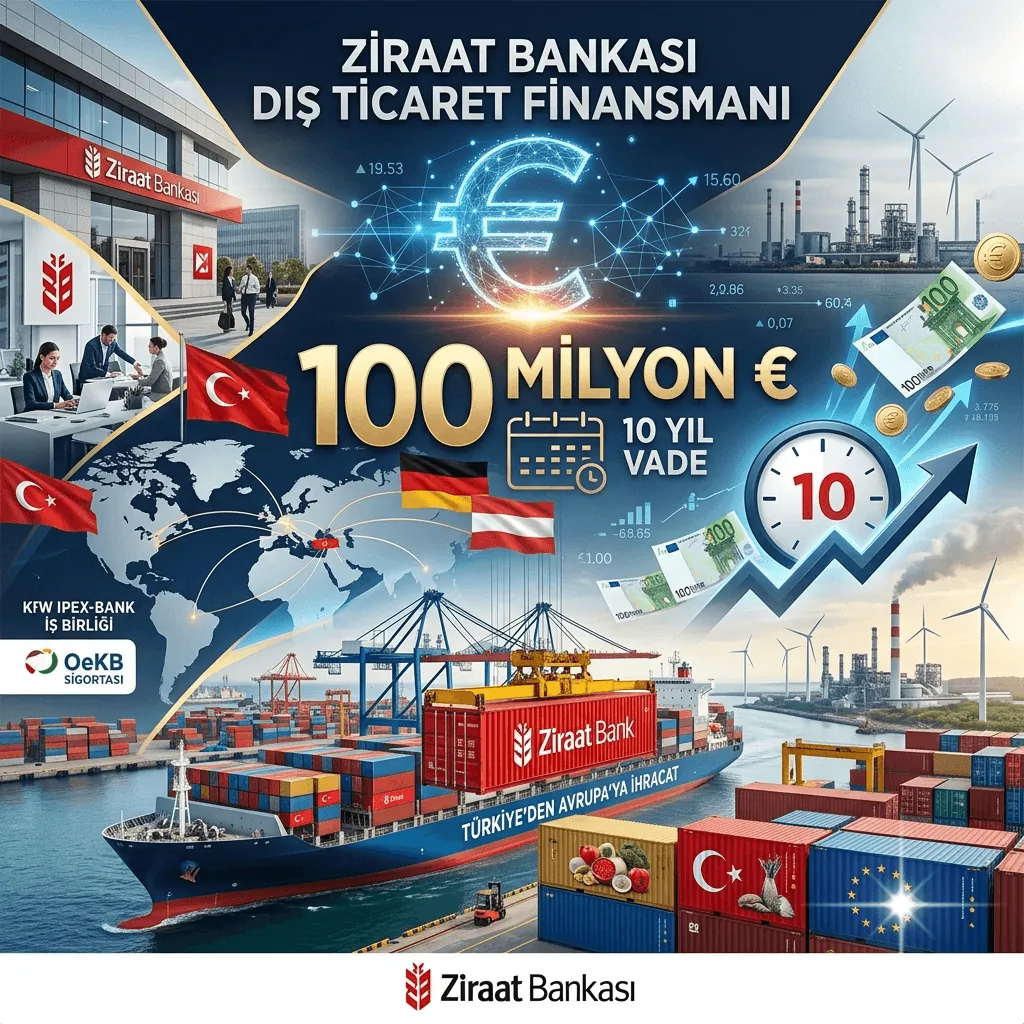 Ziraat Bankası’ndan Dış Ticarete 100 Milyon Euroluk Dev Destek! Avrupa ile Ticarette Yeni Dönem